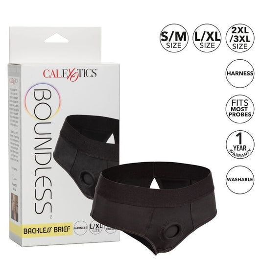 CALEXOTICS - BOUNDLESS ARNÉS CALZONCILLO CON ABERTURA TRASERA S/M CALEXOTICS