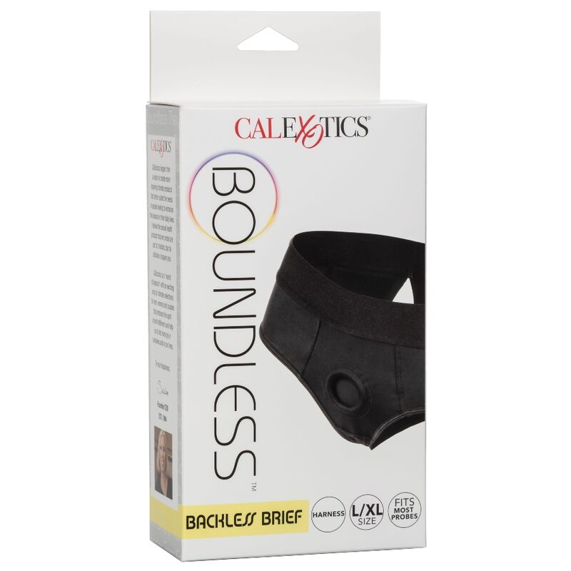 CALEXOTICS - BOUNDLESS ARNÉS CALZONCILLO CON ABERTURA TRASERA S/M CALEXOTICS