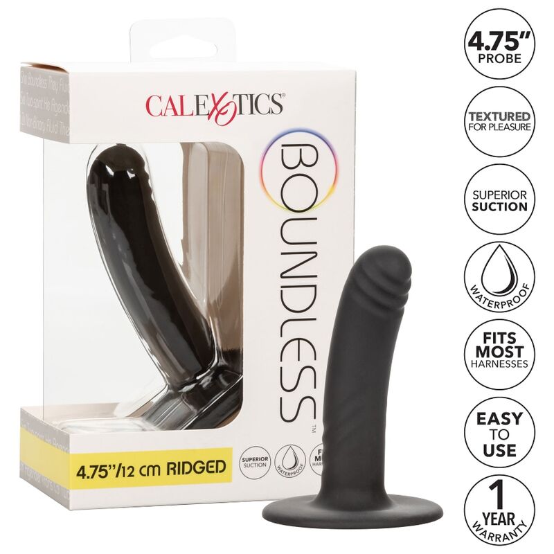CALEXOTICS - BOUNDLESS DILDO 12 CM COMPATIBLE CON ARNÉS CALEXOTICS
