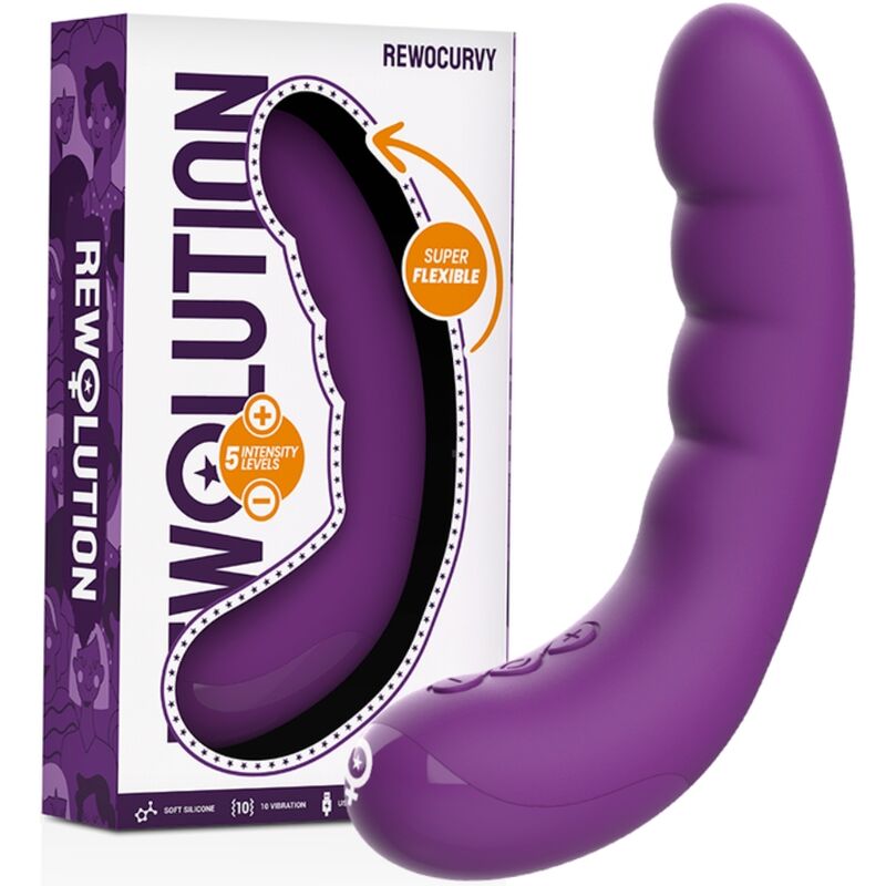 REWOLUTION - REWOCURVY VIBRADOR FLEXIBLE RECARGABLE REWOLUTION