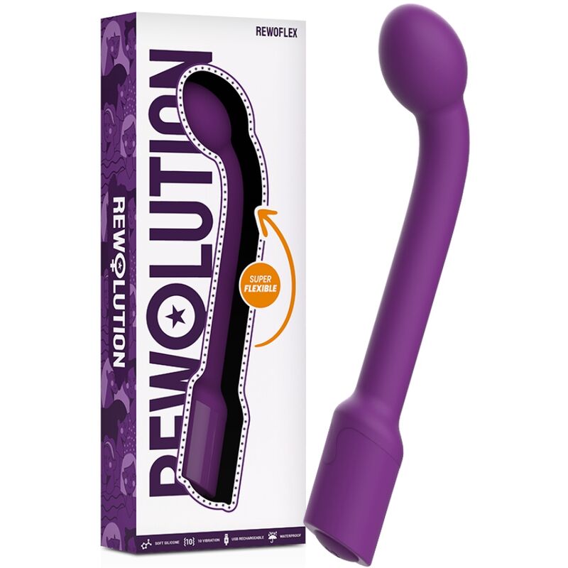 REWOLUTION - REWOFLEX VIBRADOR ESTIMULADOR PUNTO G FLEXIBLE REWOLUTION