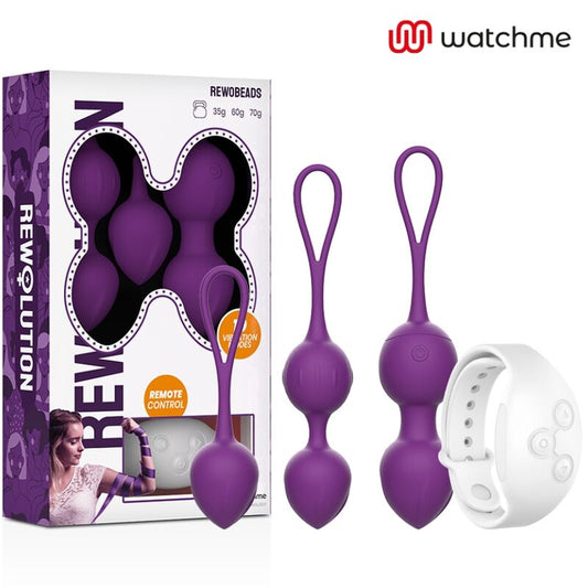 REWOLUTION - REWOBEADS BOLAS VIBRADORAS CONTROL REMOTO CON TECNOLOGIA WATCHME REWOLUTION