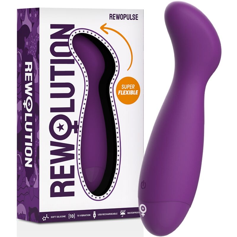 REWOLUTION - REWOPULSE VIBRADOR FLEXIBLE ESTIMULADOR PUNTO G REWOLUTION