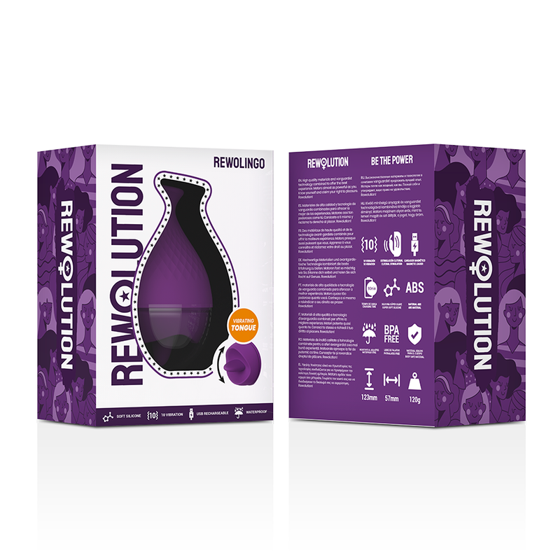 REWOLUTION - REWOLINGO VIBRADOR CON LENGUA REWOLUTION