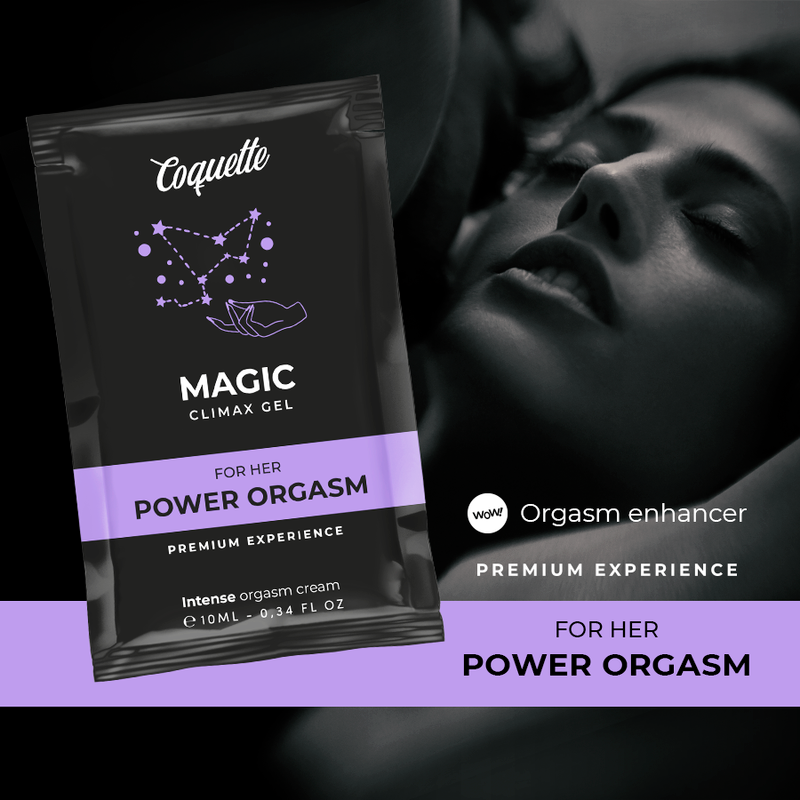 COQUETTE CHIC DESIRE - POCKET MAGIC CLIMAX GEL FOR HER GEL POTENCIADOR ORGASMO 10 ML COQUETTE COSMETICS
