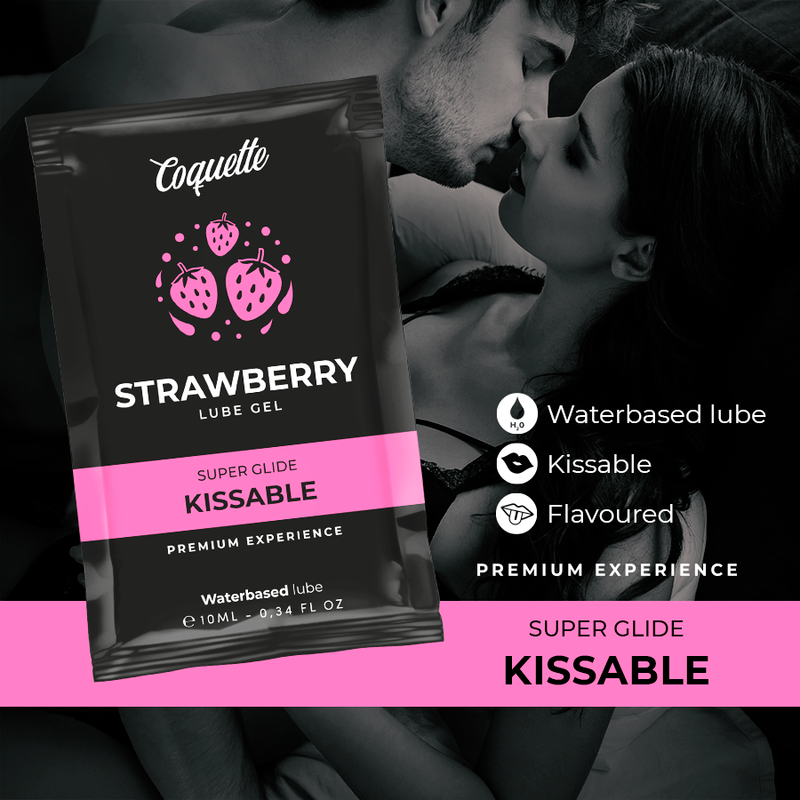 COQUETTE CHIC DESIRE - POCKET LUBRICANTE KISSABLE BASE AGUA FRESA 10 ML COQUETTE COSMETICS