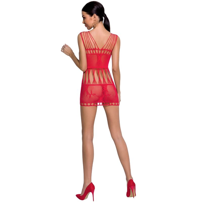 PASSION - WOMAN BS090 BODYSTOCKING ROJO TALLA ÚNICA PASSION WOMAN