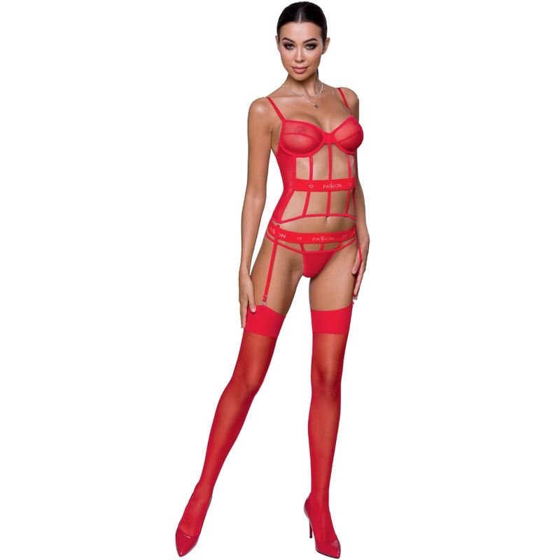PASSION - KYOUKA CORSET - ROJO L/XL PASSION WOMAN CORSETS