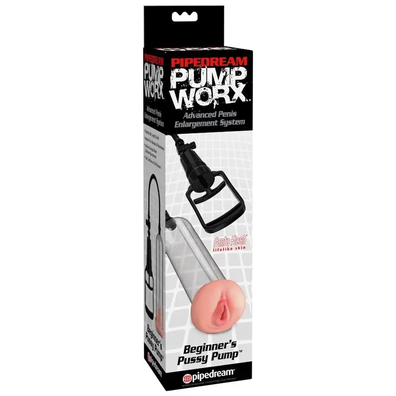 PUMP WORX - BOMBA DE ERECCIÓN CON VAGINA PARA PRINCIPIANTES PUMP WORX