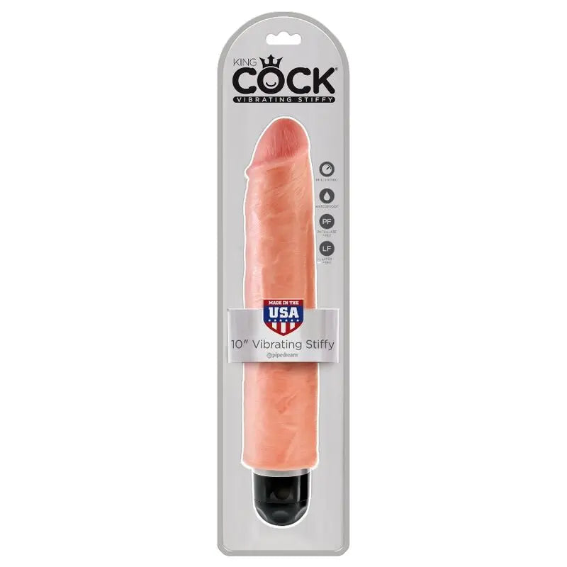 KING COCK - VIBRADOR REALISTICO STIFFY 25.4 CM NATURAL KING COCK