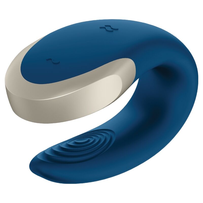 SATISFYER - APP DOUBLE LOVE VIBRADOR PAREJAS LUXURY AZUL SATISFYER PARTNER