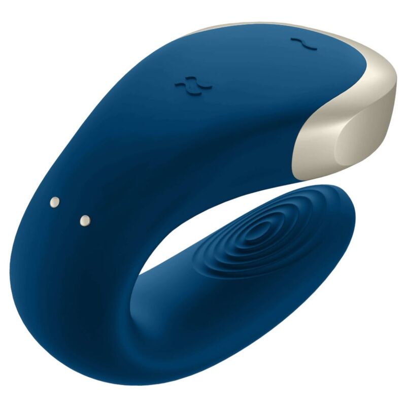 SATISFYER - APP DOUBLE LOVE VIBRADOR PAREJAS LUXURY AZUL SATISFYER PARTNER