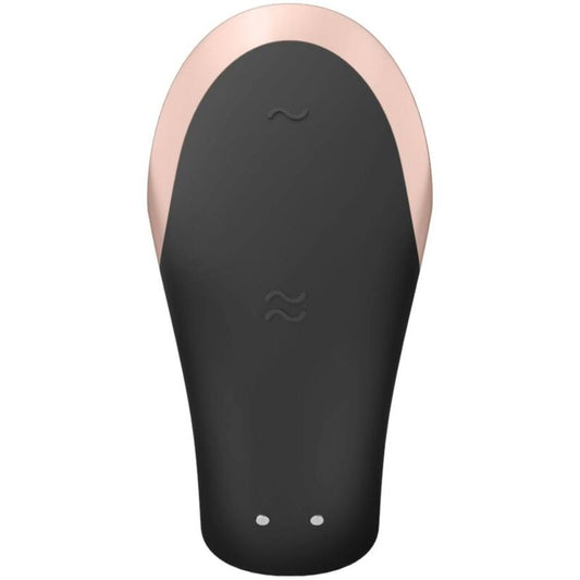 SATISFYER - APP DOUBLE LOVE VIBRADOR PAREJAS LUXURY NEGRO SATISFYER PARTNER