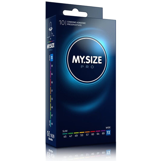 MY SIZE - PRO PRESERVATIVOS 72 MM 10 UNIDADES MY SIZE PRO