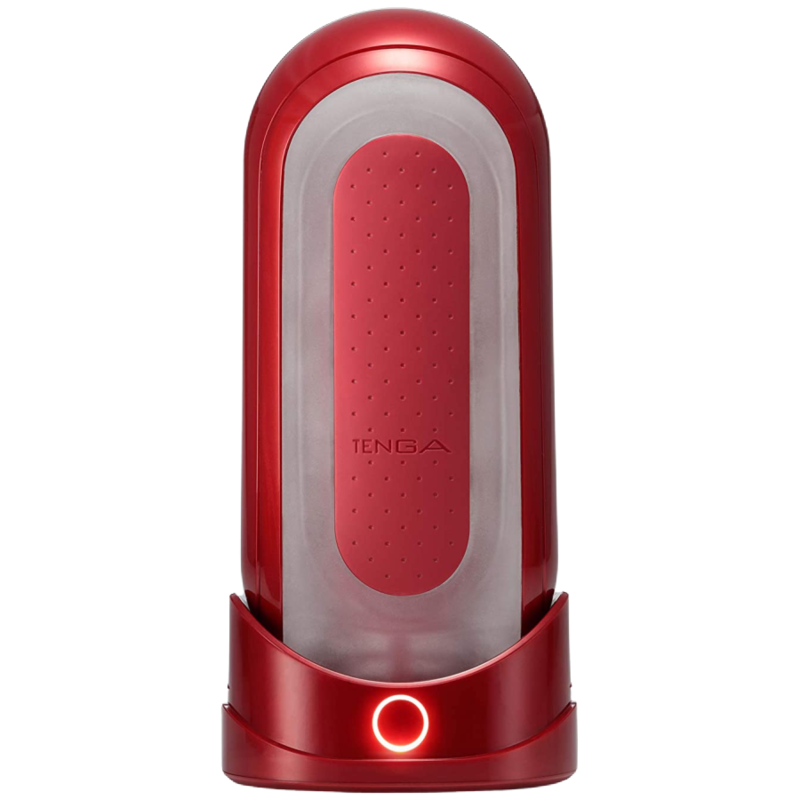 TENGA - FLIP 0 ZERO ROJO CON CALENTADOR TENGA