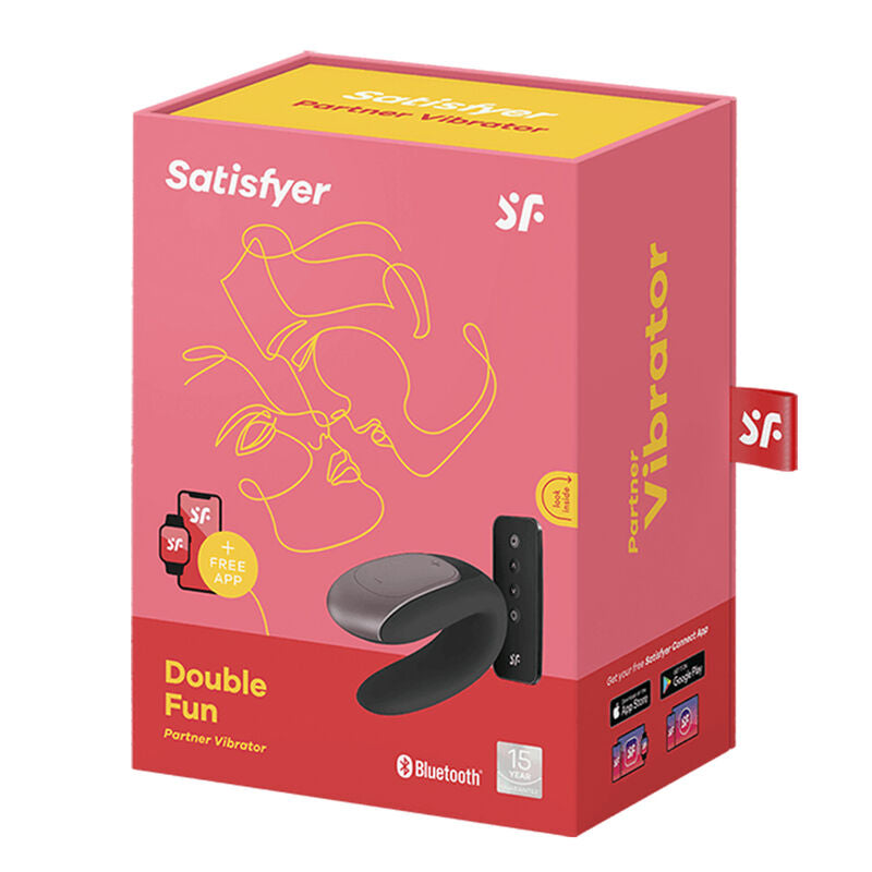 SATISFYER - DOUBLE FUN PARTNER VIBRADOR NEGRO SATISFYER CONNECT