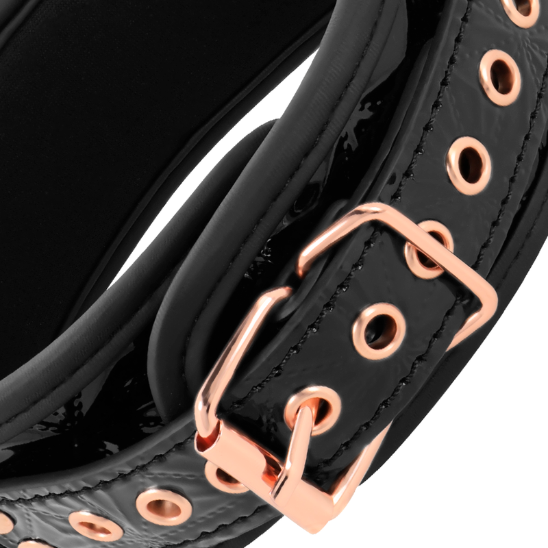 BEGME - BLACK EDITION COLLAR CUERO VEGANO CON FORRO DE NEOPRENO BEGME BLACK EDITION