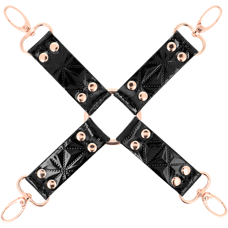 BEGME - BLACK EDITION HOG TIE CUERO VEGANO BEGME BLACK EDITION