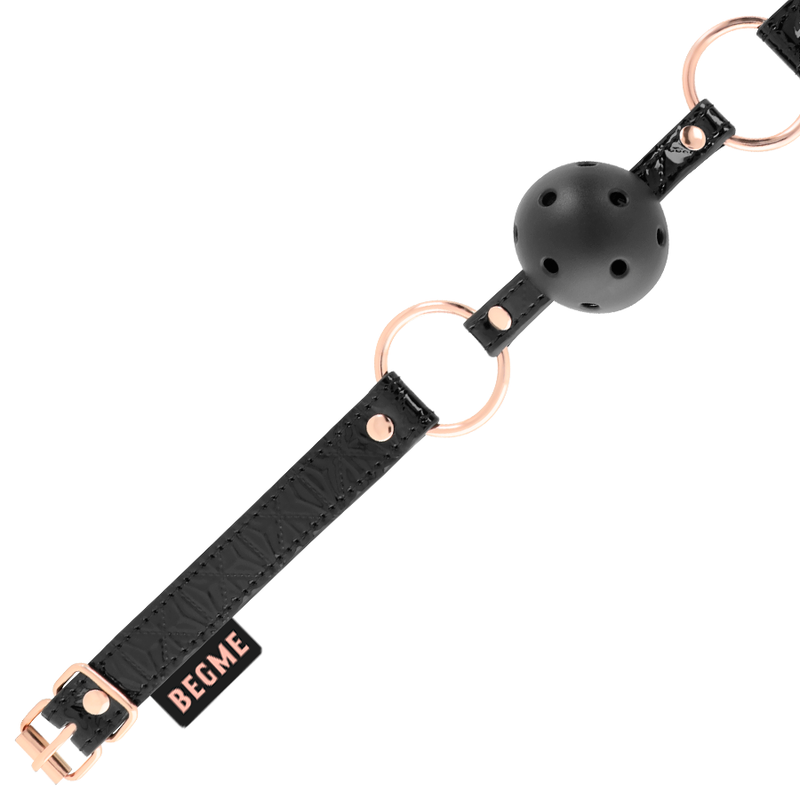BEGME - BLACK EDITION MORDAZA CUERO VEGANO BEGME BLACK EDITION