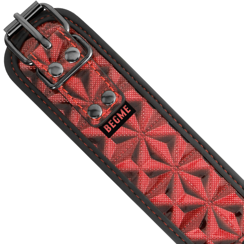 BEGME - RED EDITION COLLAR CUERO VEGANO CON FORRO DE NEOPRENO BEGME RED EDITION
