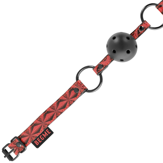 BEGME - RED EDITION MORDAZA CUERO VEGANO BEGME RED EDITION