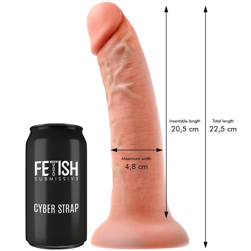 FETISH SUBMISSIVE CYBER STRAP - ARNÉS CON DILDO Y BALA CONTROL REMOTO TECNOLOGÍA WATCHME L FETISH SUBMISSIVE