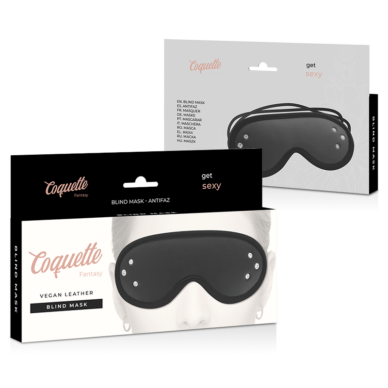 COQUETTE CHIC DESIRE - FANTASY ANTIFAZ CUERO VEGANO CON FORRO DE NEOPRENO COQUETTE FANTASY