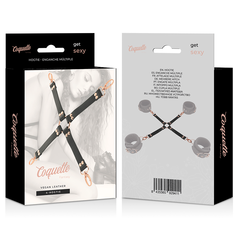 COQUETTE CHIC DESIRE - FANTASY HOG TIE CUERO VEGANO COQUETTE FANTASY