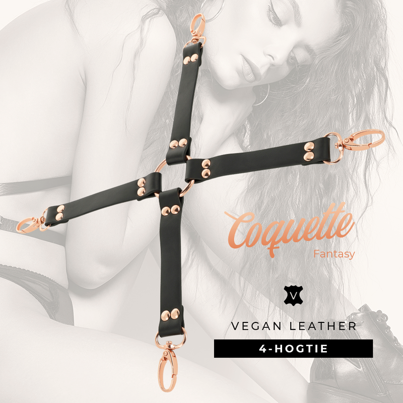 COQUETTE CHIC DESIRE - FANTASY HOG TIE CUERO VEGANO COQUETTE FANTASY