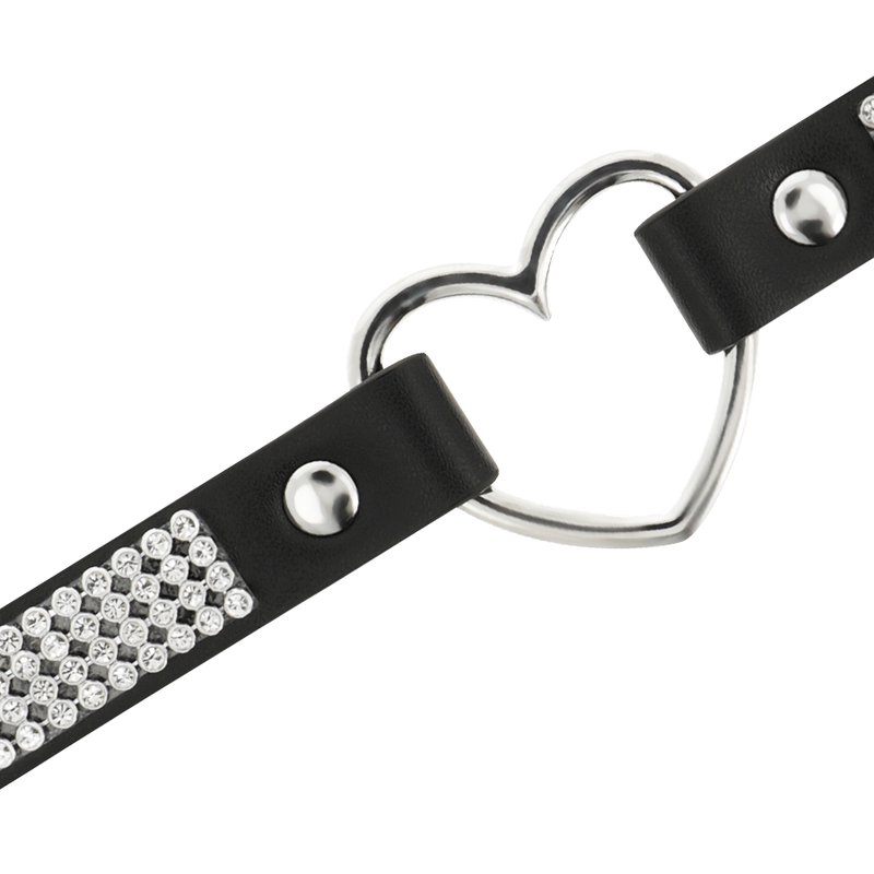 COQUETTE CHIC DESIRE - CHOKER CUERO VEGANO CORAZON COQUETTE ACCESSORIES