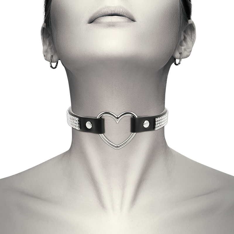 COQUETTE CHIC DESIRE - CHOKER CUERO VEGANO CORAZON COQUETTE ACCESSORIES