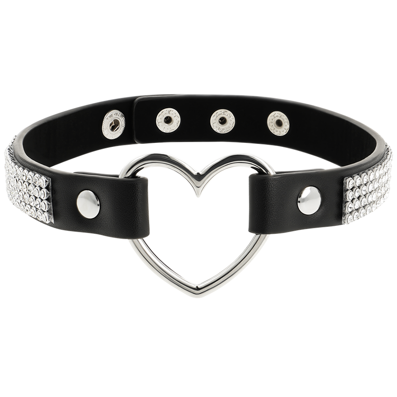 COQUETTE CHIC DESIRE - CHOKER CUERO VEGANO CORAZON COQUETTE ACCESSORIES