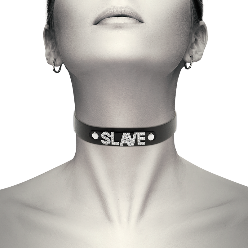 COQUETTE CHIC DESIRE - CHOKER CUERO VEGANO SLAVE COQUETTE ACCESSORIES