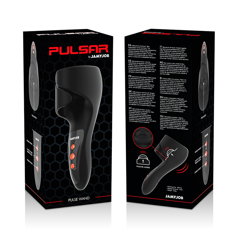 JAMYJOB - PULSAR MASTURBADOR CON MODOS VIBRACIÓN Y PULSACIÓN JAMYJOB