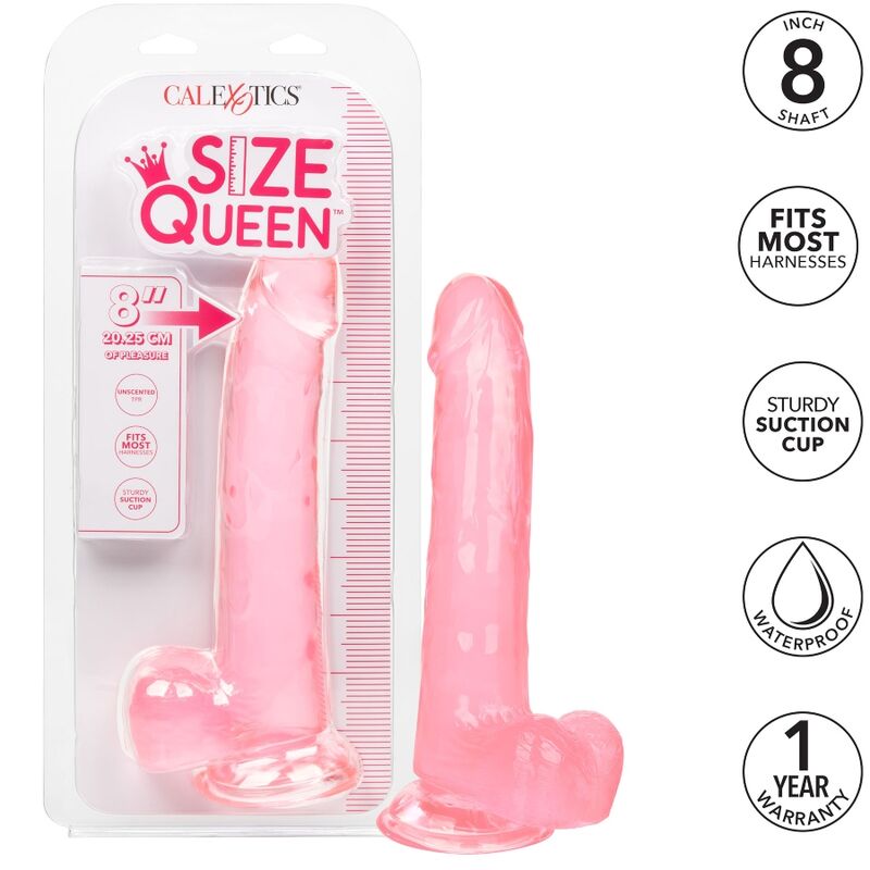 CALEXOTICS - SIZE QUEEN DILDO ROSA 20.3 CM CALEXOTICS