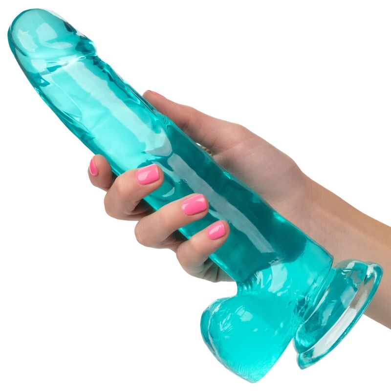 CALEXOTICS - SIZE QUEEN DILDO AZUL 20.3 CM CALEXOTICS