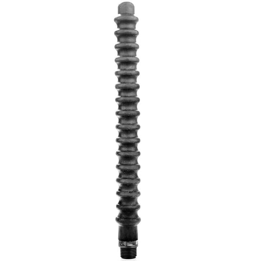 ALL BLACK - MEGA RIPPLE DUCHA ANAL SILICONA 28.5 CM ALL BLACK