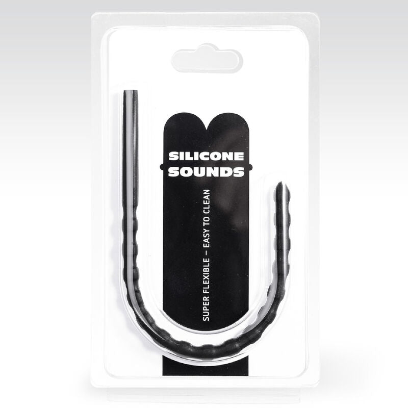 ALL BLACK - 8/10 MM SONDA URETRAL SILICONA ALL BLACK