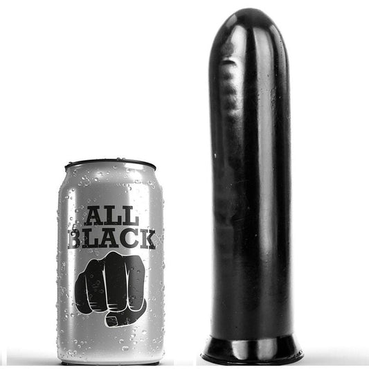 ALL BLACK - DILDO NEGRO 19 CM ALL BLACK