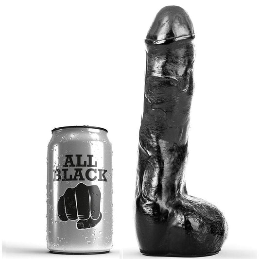 ALL BLACK - PENE REALÍSTICO ANAL 20 CM ALL BLACK