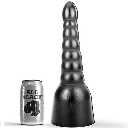 ALL BLACK - DILDO 34 CM ALL BLACK
