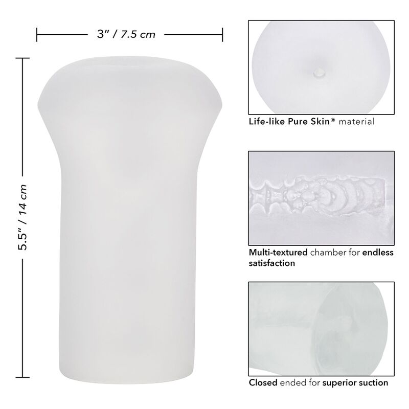 CALEXOTICS - MASTURBADOR BOUNDLESS STROKER TRANSPARENTE CALEXOTICS