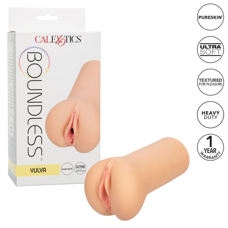 CALEXOTICS - BOUNDLESS VULVA MASTURBADOR TONO LIGHT CALEXOTICS