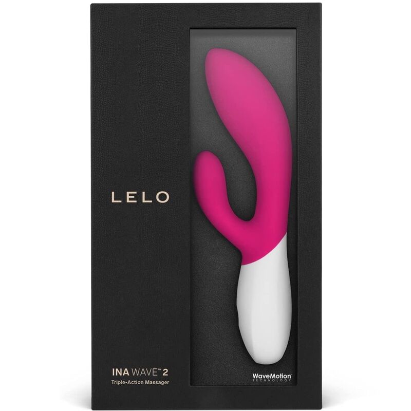 LELO - INA WAVE 2 VBRADOR LUJO MOVIMIENTO ESPECIAL FUCSIA LELO