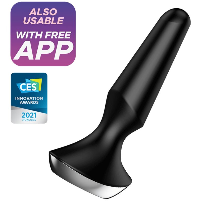 SATISFYER - PLUG ILICIOUS 2 PLUG VIBRADOR NEGRO SATISFYER CONNECT