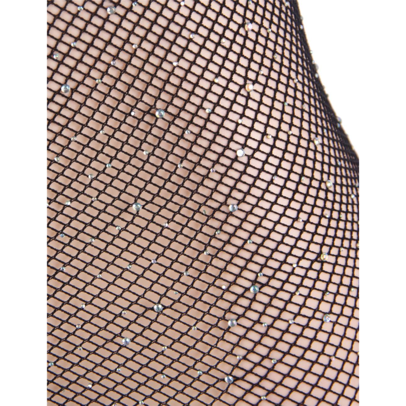 QUEEN LINGERIE - VESTIDO CUERPO DE RED CON BRILLANTES S/L QUEEN LINGERIE