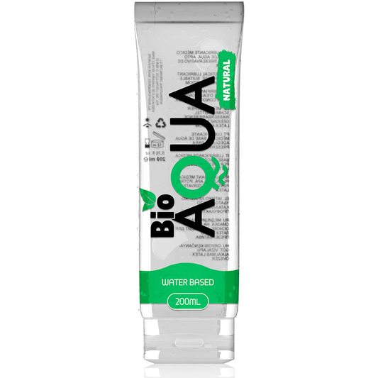 BIOAQUA - LUBRICANTE INGREDIENTES NATURALES BASE AGUA 200 ML BIOAQUA