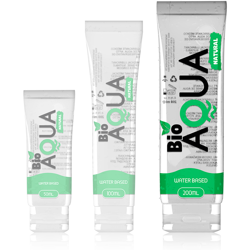 BIOAQUA - LUBRICANTE INGREDIENTES NATURALES BASE AGUA 200 ML BIOAQUA