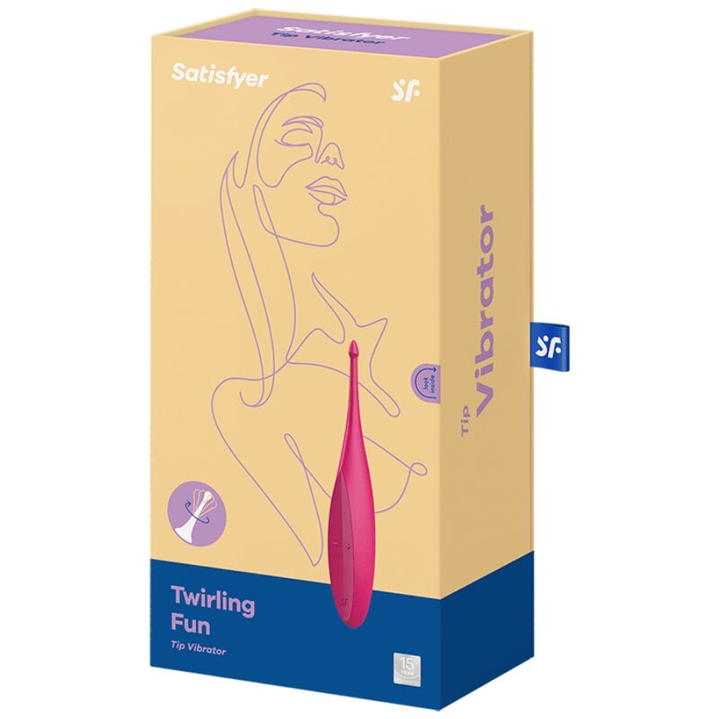 SATISFYER - TWIRLING FUN ESTIMULADOR CLITORIS ROSA SATISFYER VIBRATOR