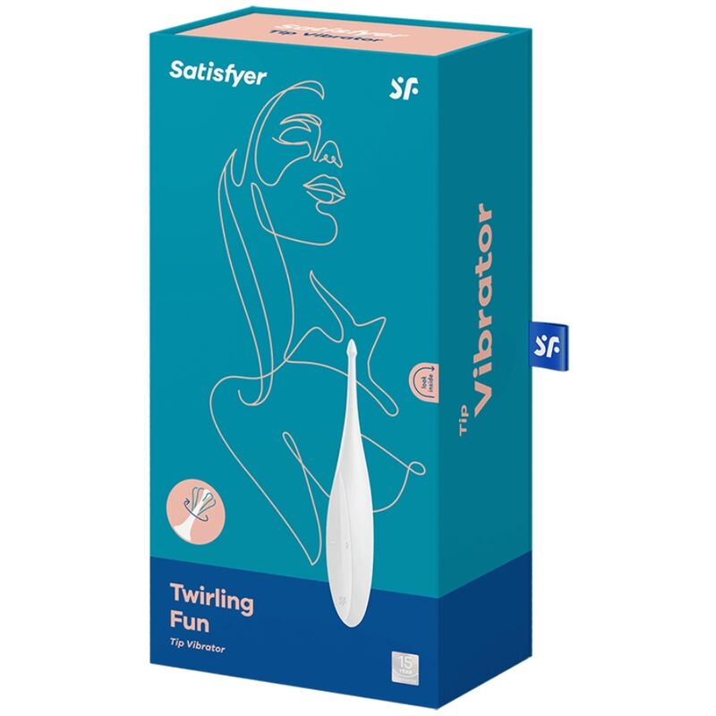 SATISFYER - TWIRLING FUN ESTIMULADOR CLITORIS BLANCO SATISFYER VIBRATOR